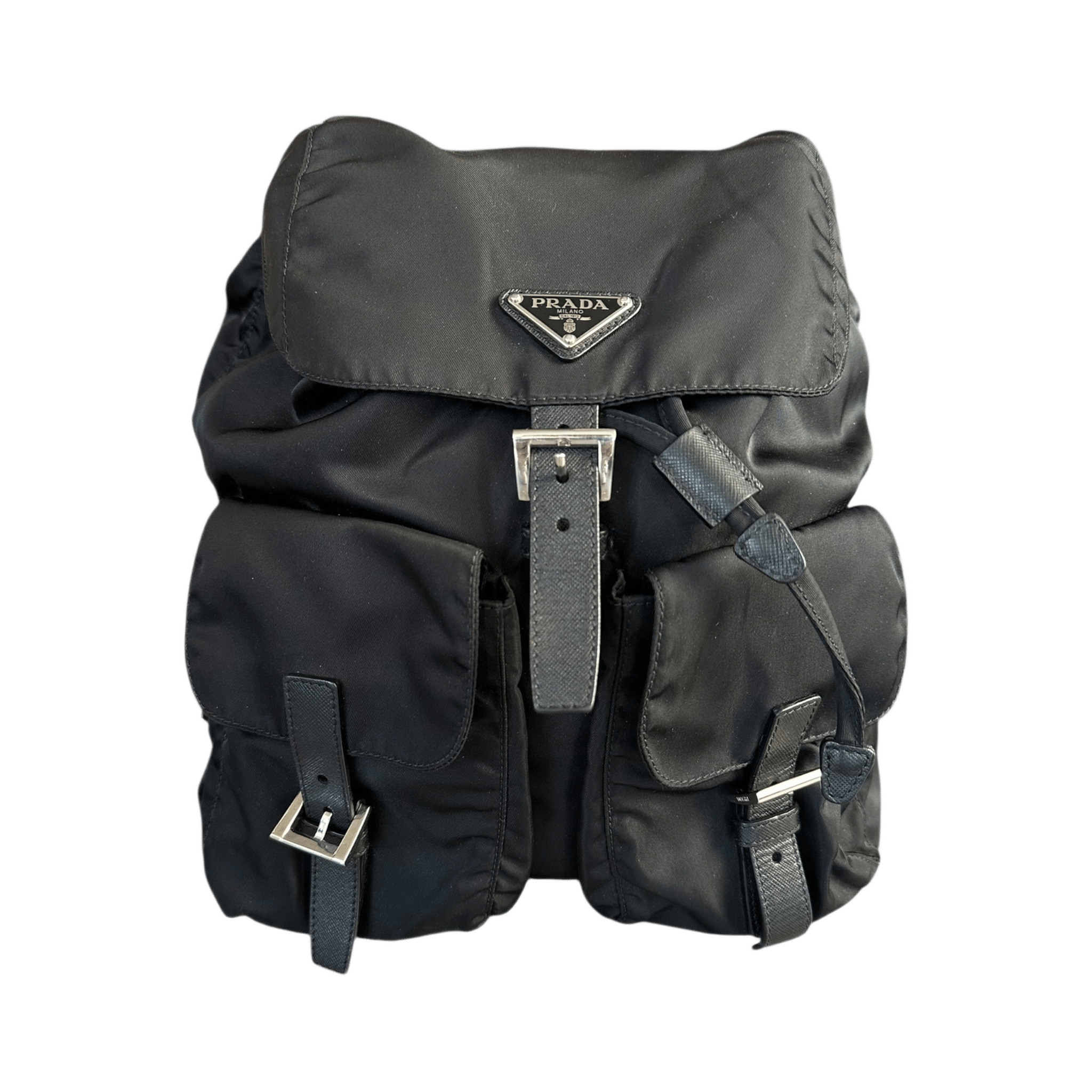 Prada Black Re - Nylon Backpack - Morely TrendsPrada Type here:)