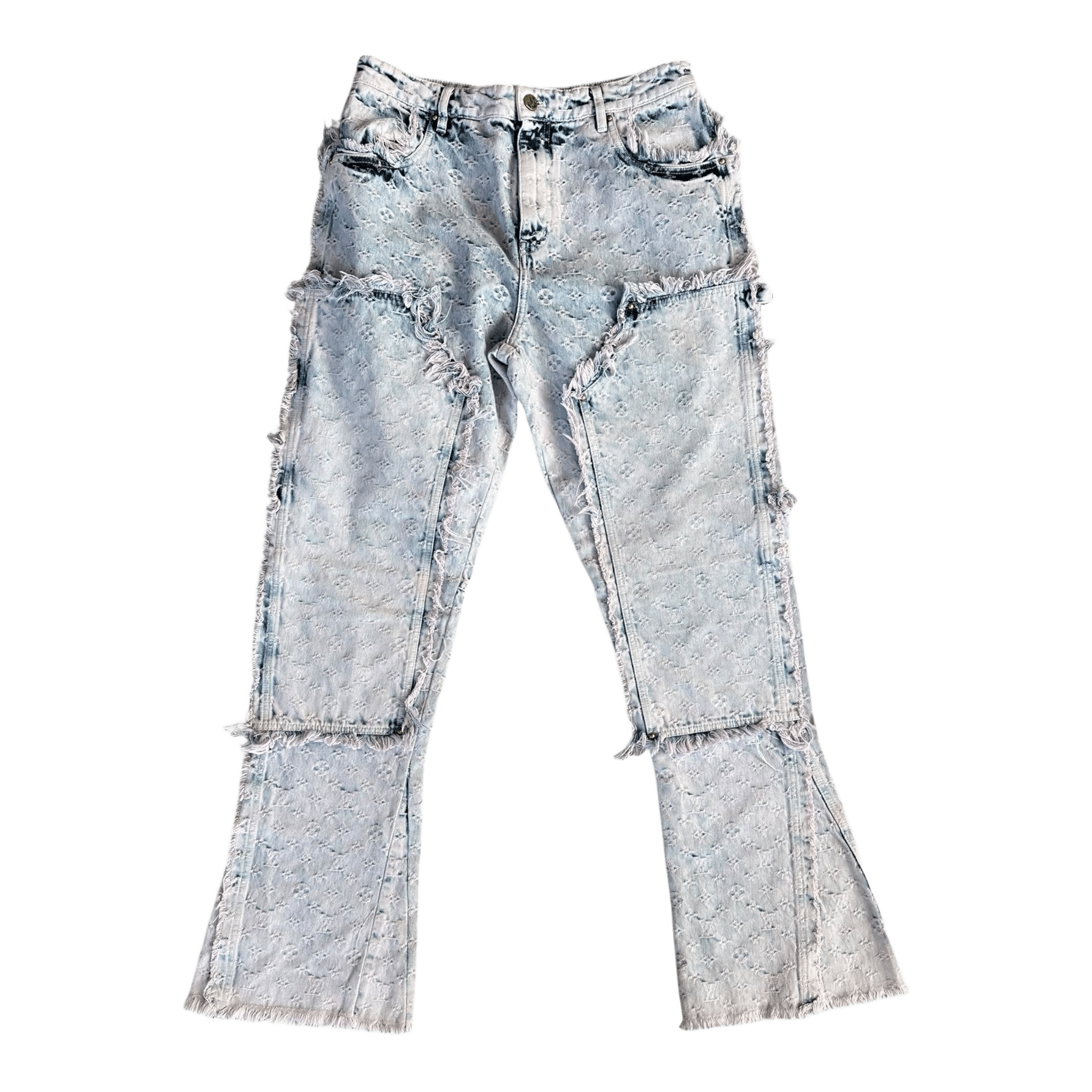 Louis Vuitton Purple & Blue Monogram Carpenter Jeans - Morely TrendsLouis Vuitton Type here:)