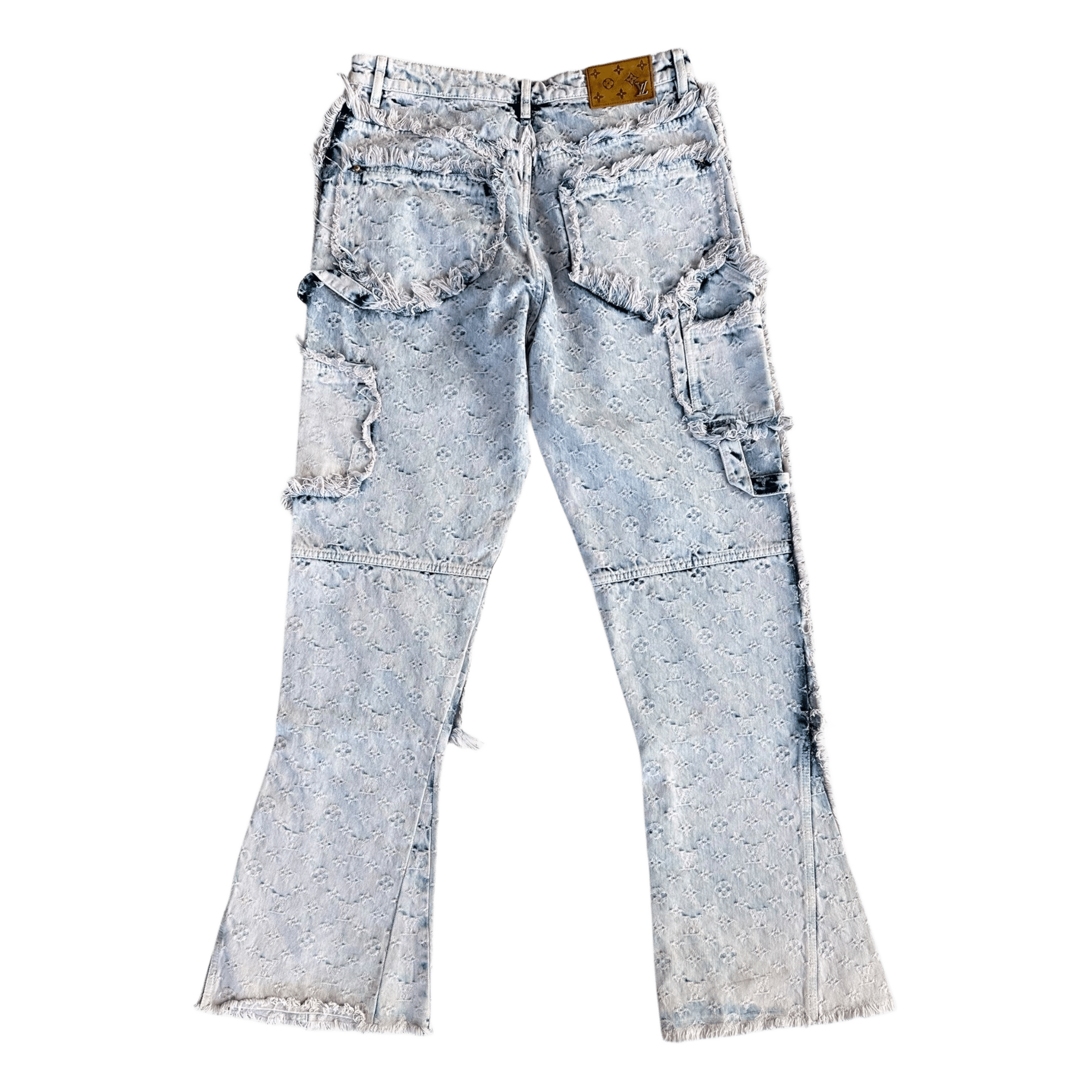 Louis Vuitton Purple & Blue Monogram Carpenter Jeans - Morely TrendsLouis Vuitton Type here:)