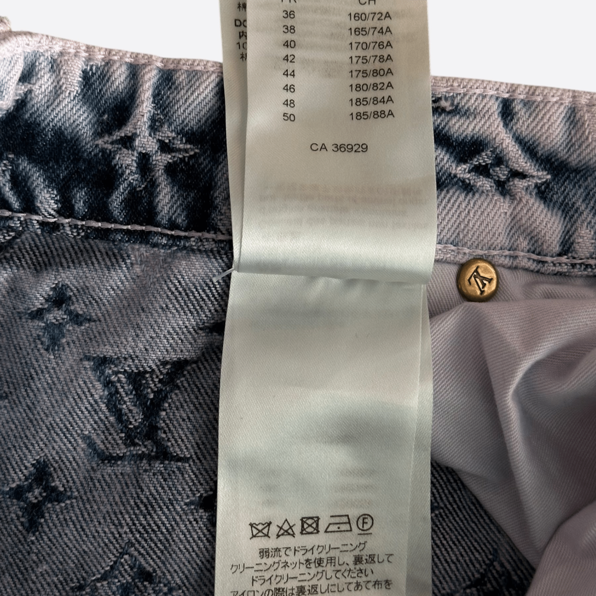 Louis Vuitton Purple & Blue Monogram Carpenter Jeans - Morely TrendsLouis Vuitton Type here:)
