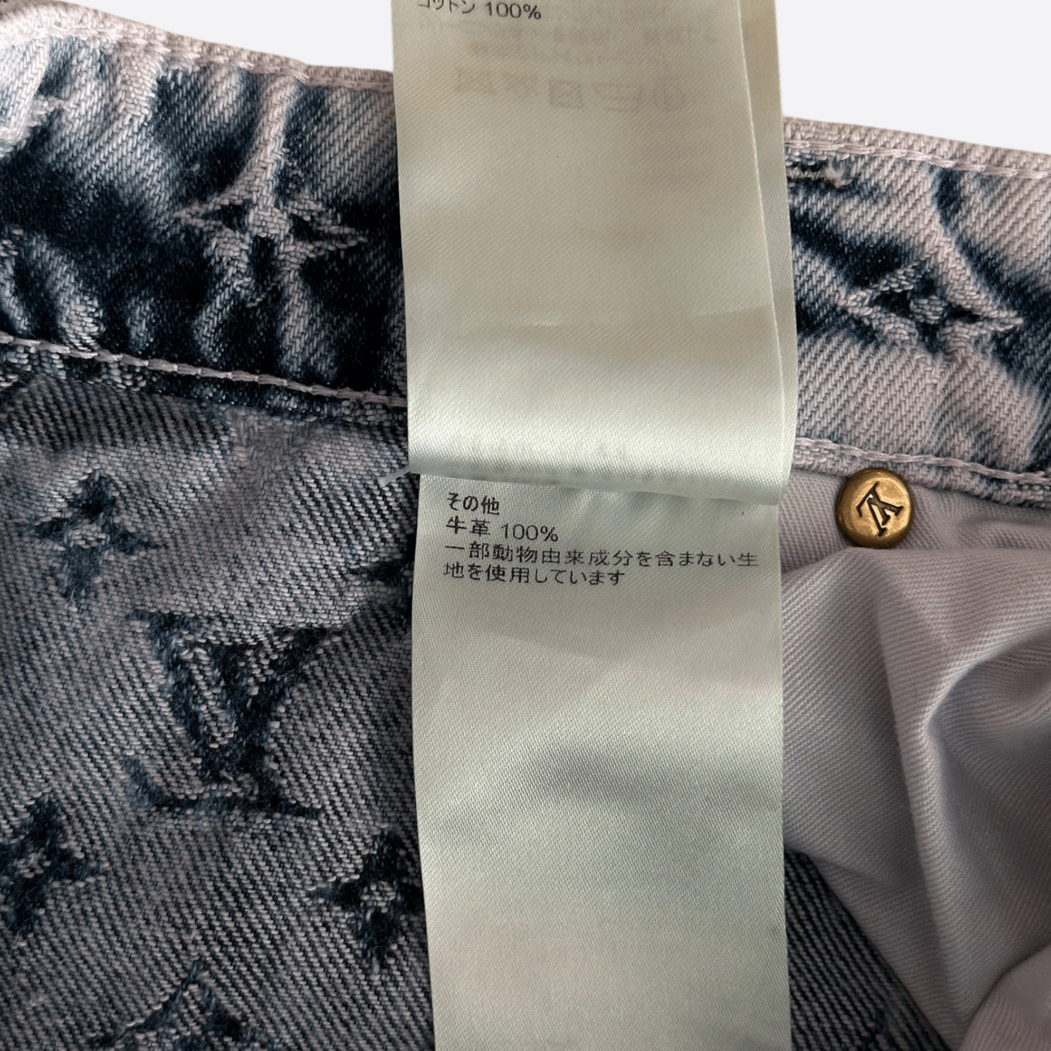 Louis Vuitton Purple & Blue Monogram Carpenter Jeans - Morely TrendsLouis Vuitton Type here:)