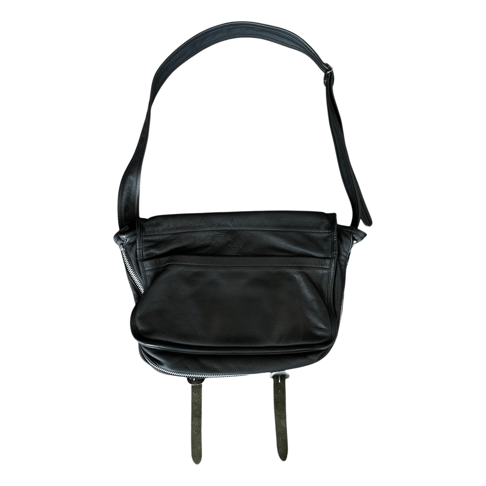 Chrome Hearts Black & White Cross Patch Gunslinger Messenger Bag - Morely TrendsChrome Hearts Type here:)