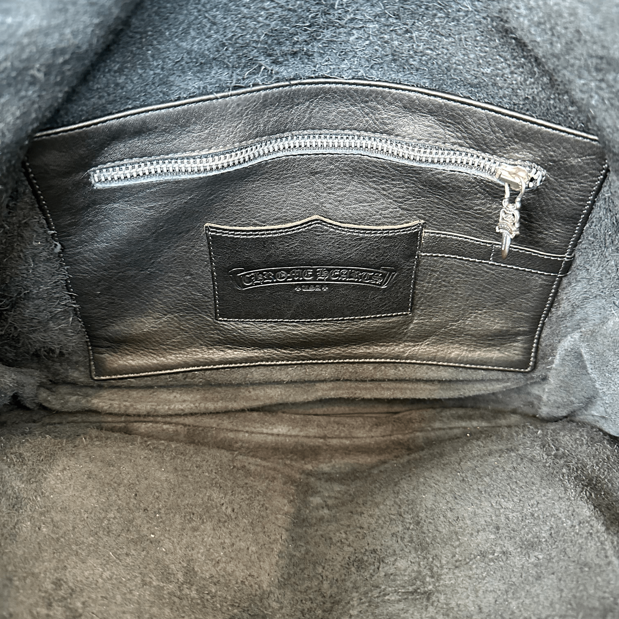 Chrome Hearts Black & White Cross Patch Gunslinger Messenger Bag - Morely TrendsChrome Hearts Type here:)