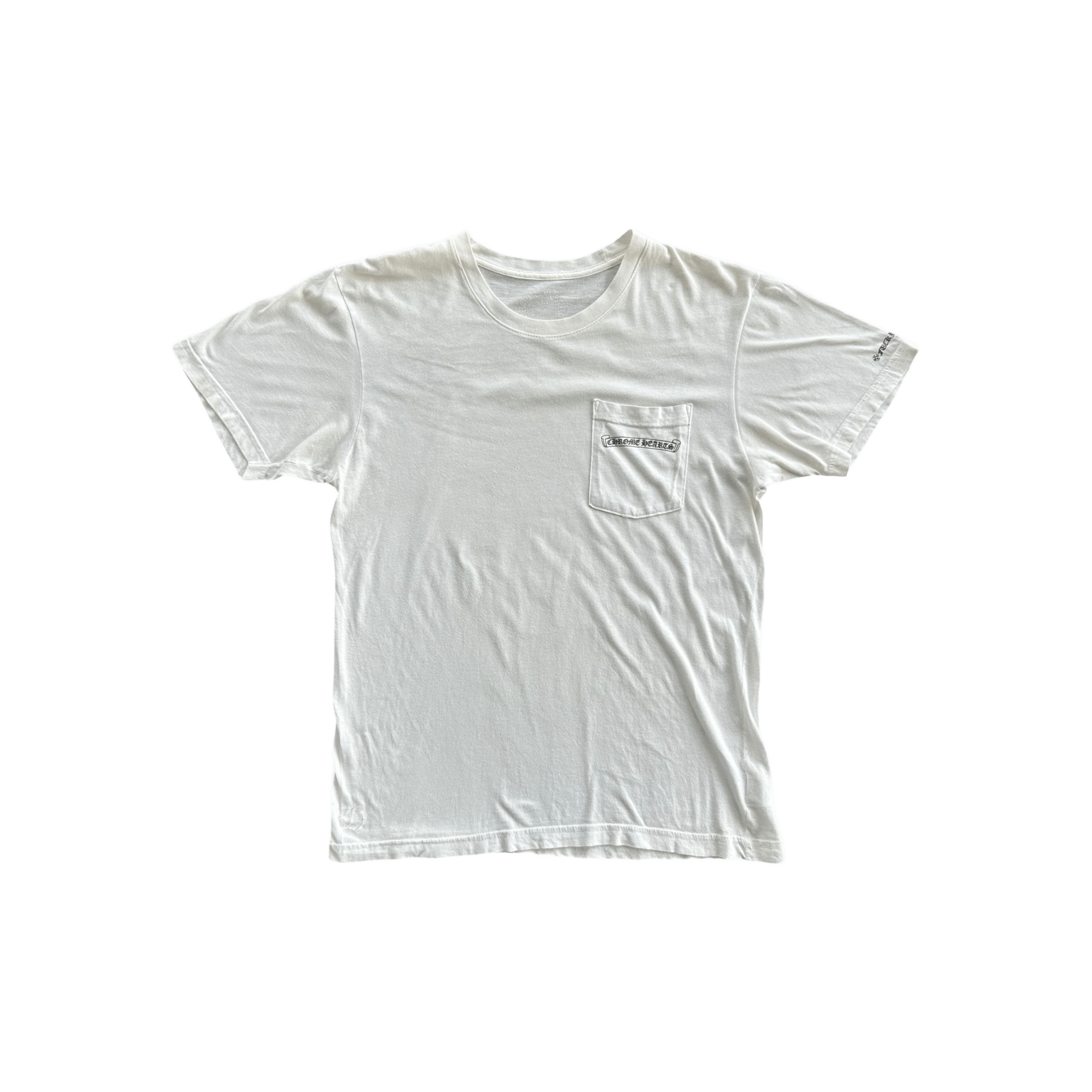 Chrome Hearts White & Black Scroll Logo T-Shirt - Morely TrendsChrome Hearts Type here:)