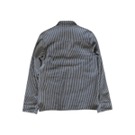 Chrome Hearts Blue & White Pinstripe Chore Button Up Shirt - Morely TrendsChrome Hearts Type here:)