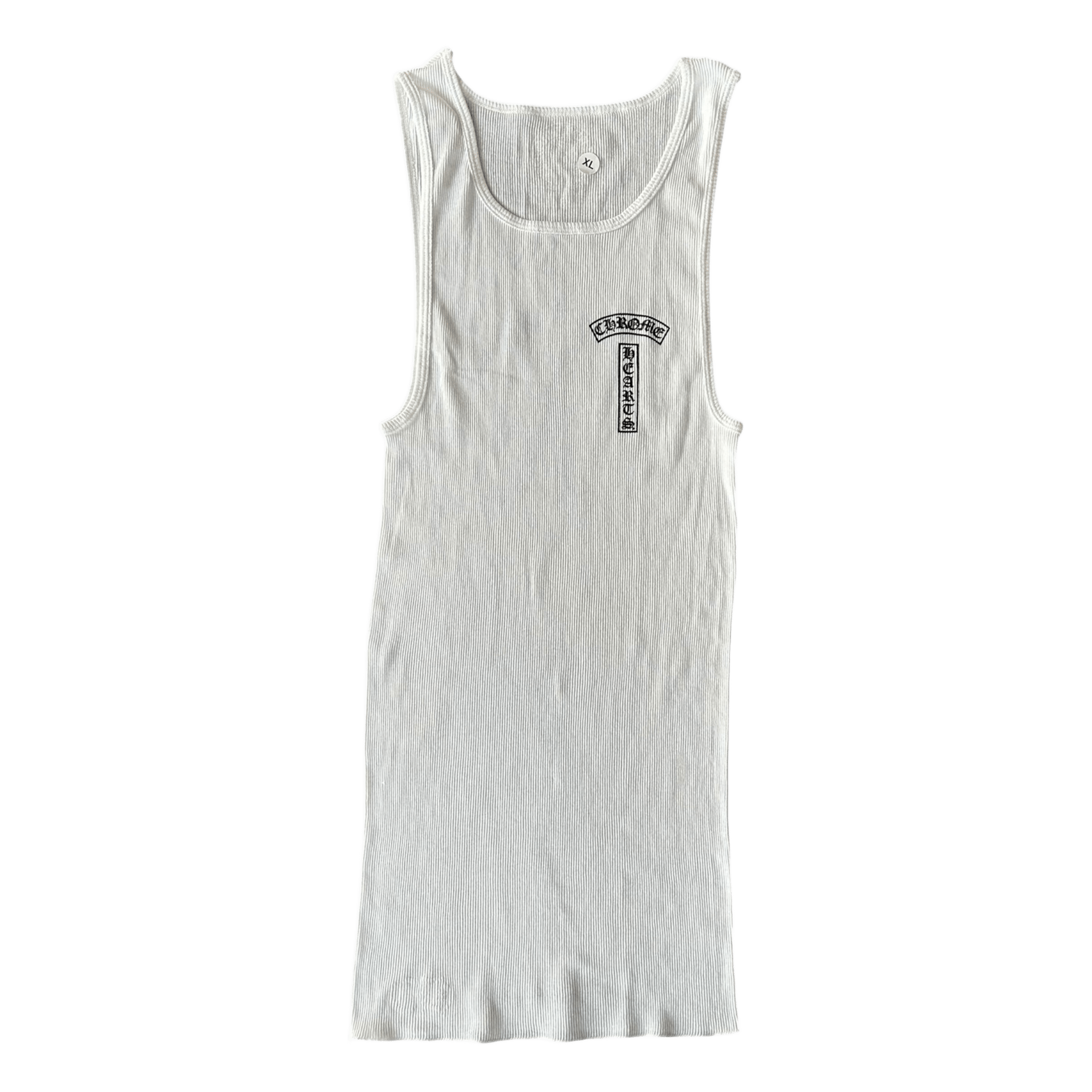 Chrome Hearts White & Black T - Bar Logo Tank Top - Morely TrendsChrome Hearts Type here:)