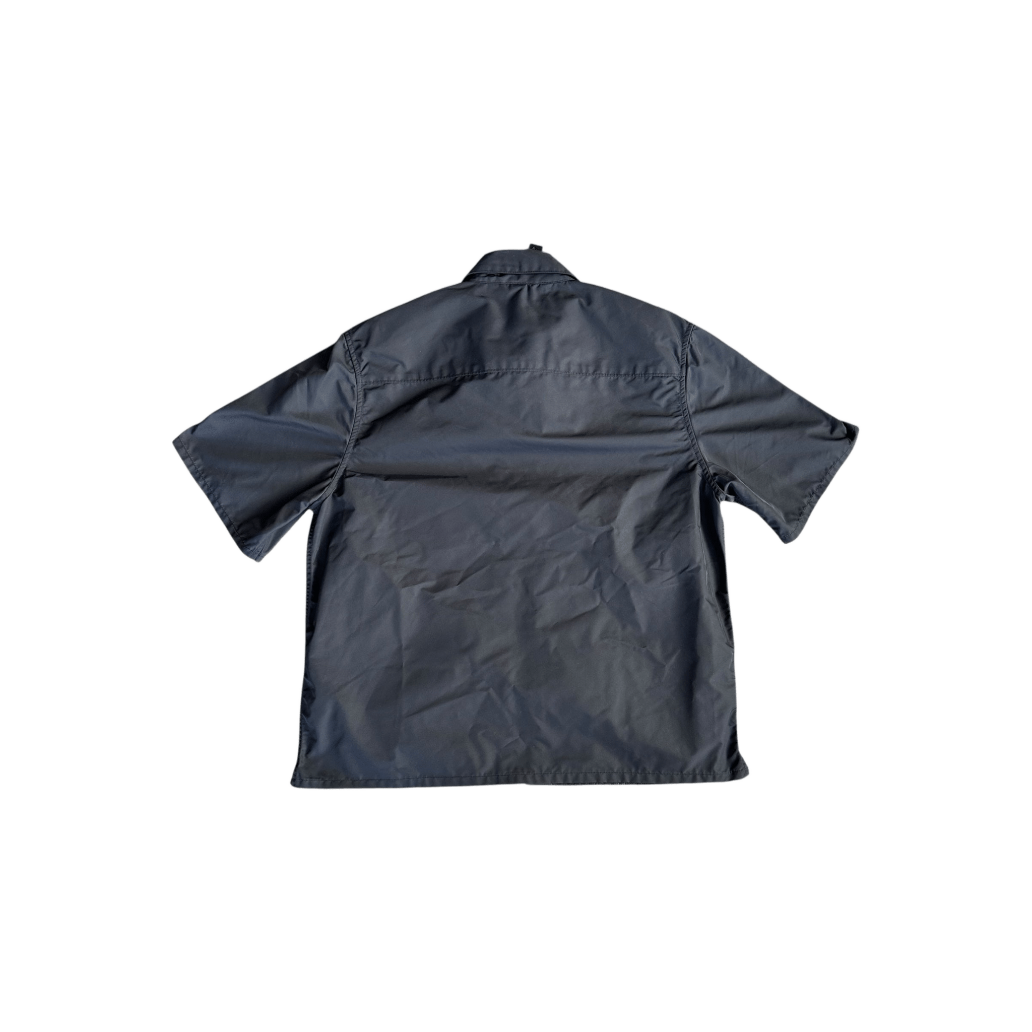 Chrome Hearts Black Nylon & Leather Zip Up Shirt - Morely TrendsChrome Hearts Type here:)