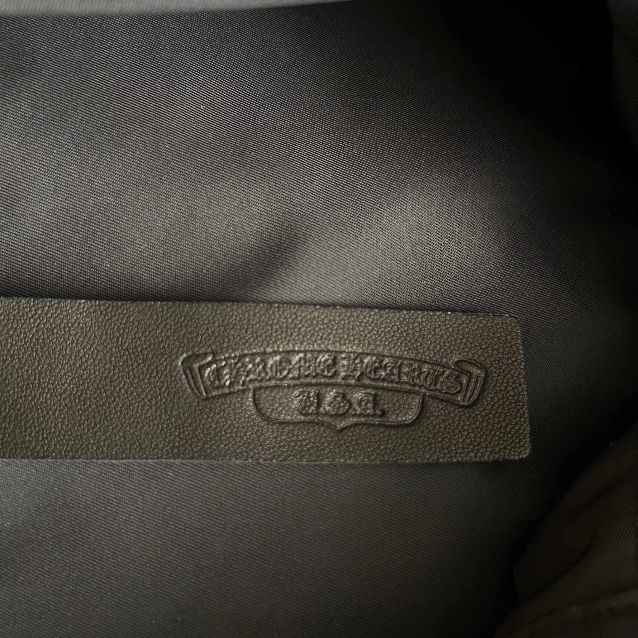 Chrome Hearts Black Nylon & Leather Zip Up Shirt - Morely TrendsChrome Hearts Type here:)