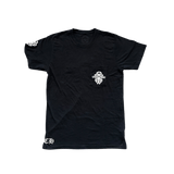 Chrome Hearts Black & White Vertical Dagger Logo T-Shirt - Morely TrendsChrome Hearts Type here:)