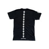 Chrome Hearts Black & White Vertical Dagger Logo T-Shirt - Morely TrendsChrome Hearts Type here:)