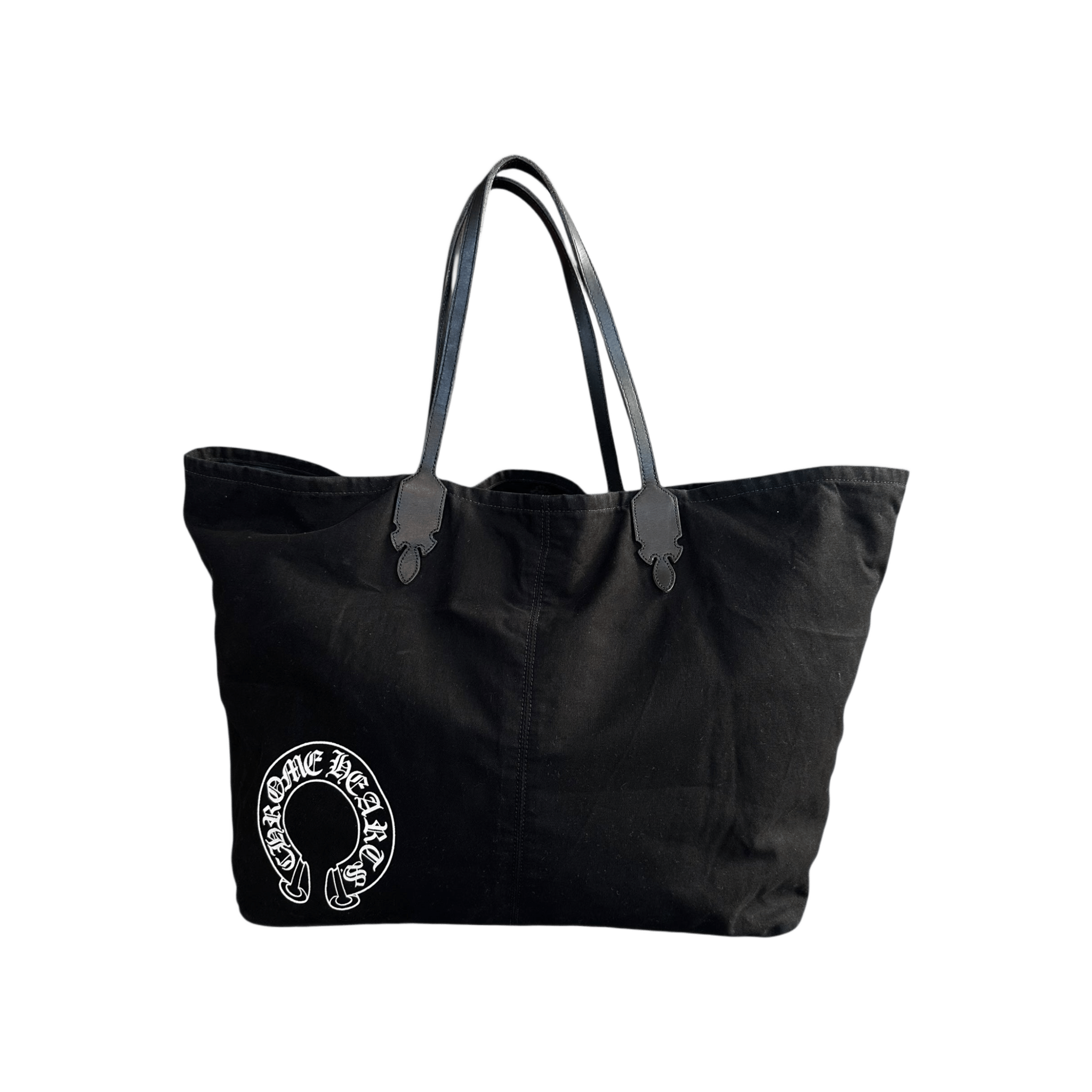 Chrome Hearts Black & White Horseshoe Logo Tote - Morely TrendsChrome Hearts Type here:)