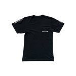 Chrome Hearts Black & White Cemetery Cross Logo T-Shirt - Morely TrendsChrome Hearts Type here:)