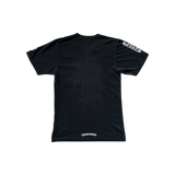 Chrome Hearts Black & White Cemetery Cross Logo T-Shirt - Morely TrendsChrome Hearts Type here:)