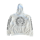 Chrome Hearts White & Black Cross Jacquard Horseshoe Logo Hoodie - Morely TrendsChrome Hearts Type here:)