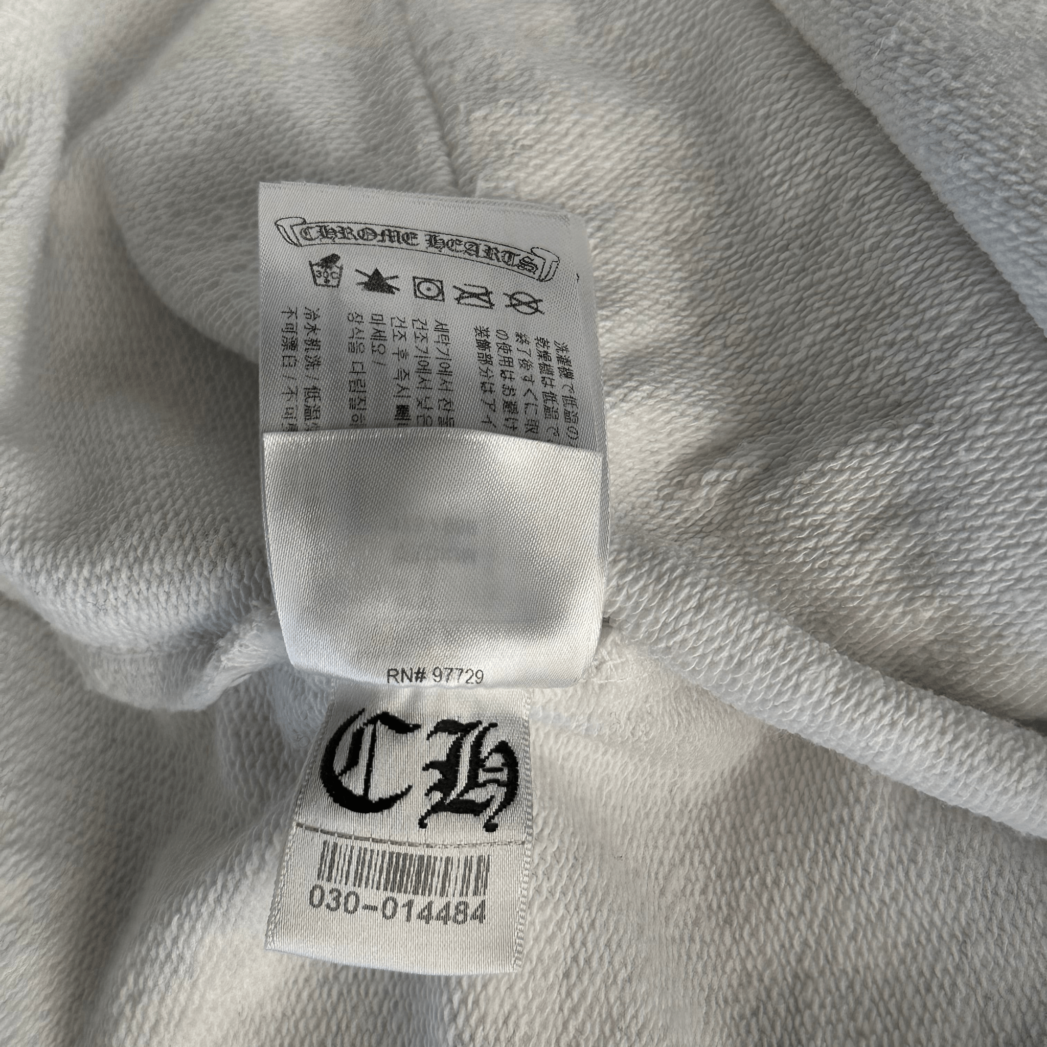 Chrome Hearts White & Black Cross Jacquard Horseshoe Logo Hoodie - Morely TrendsChrome Hearts Type here:)