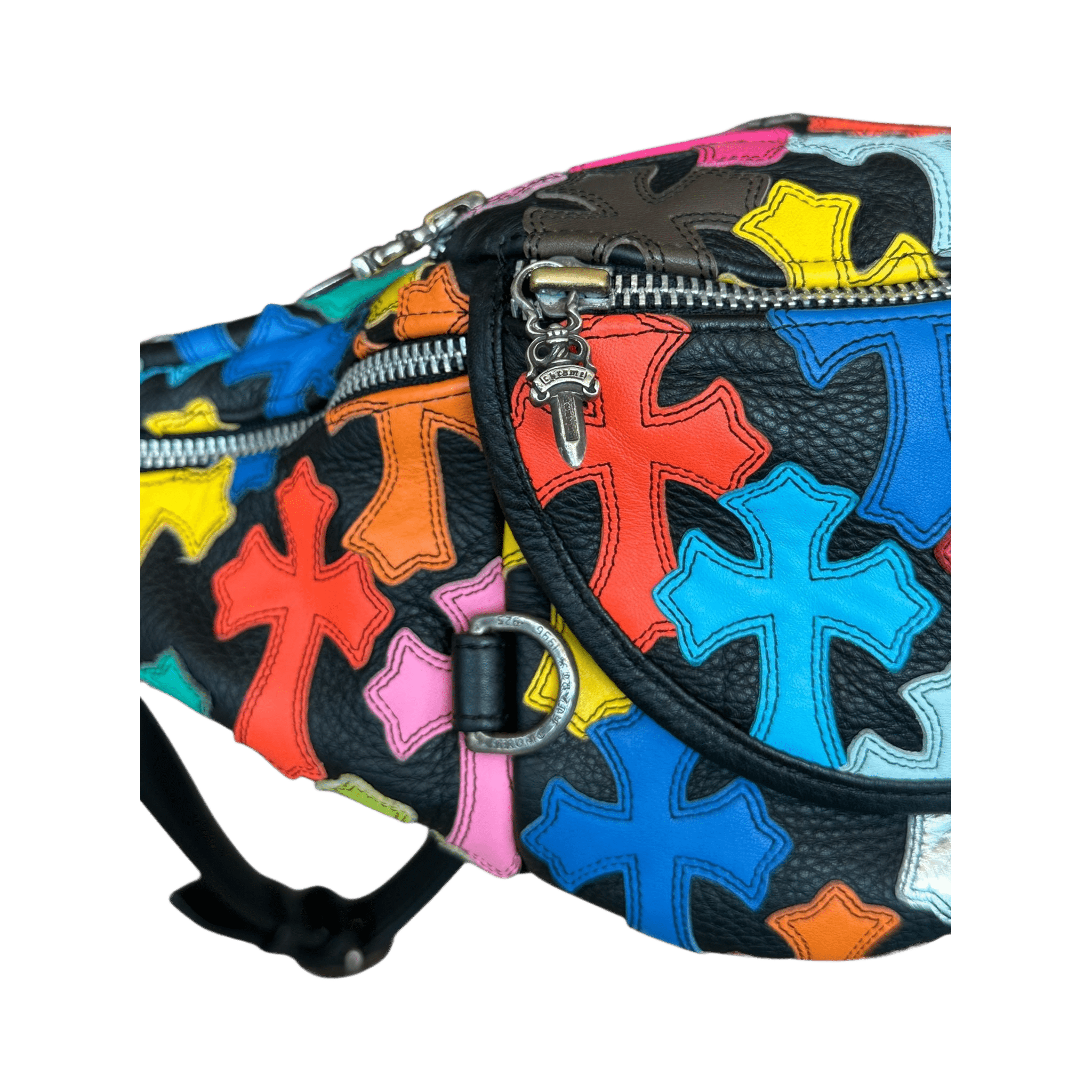 Chrome Hearts Black Multicolor Cross Patch Snat Pack - Morely TrendsChrome Hearts Type here:)
