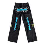 Louis Vuitton Black & Multicolor Graphic Cargo Pants - Morely TrendsLouis Vuitton Type here:)