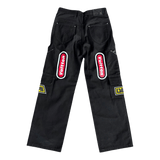 Louis Vuitton Black & Multicolor Graphic Cargo Pants - Morely TrendsLouis Vuitton Type here:)