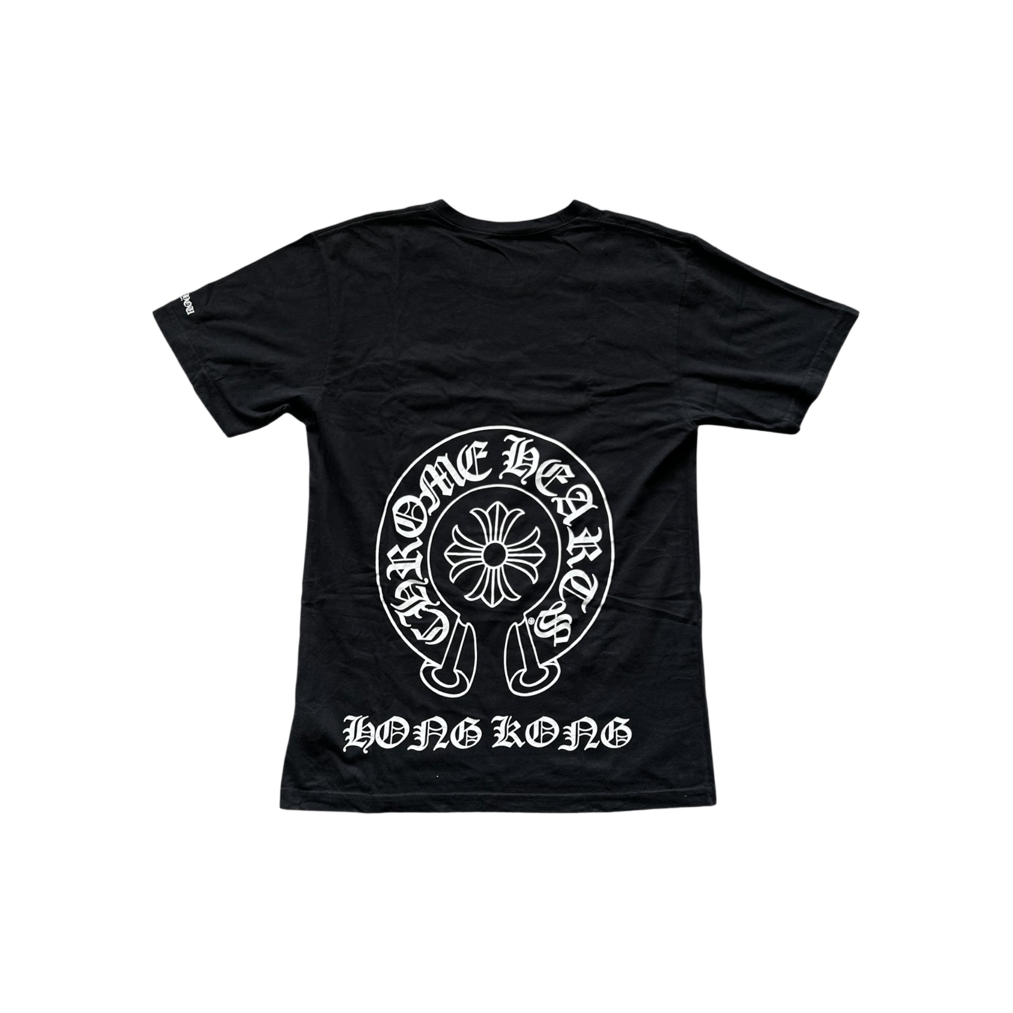 Chrome Hearts Hong Kong Exclusive Horseshoe Logo T-Shirt - Morely TrendsChrome Hearts Type here:)