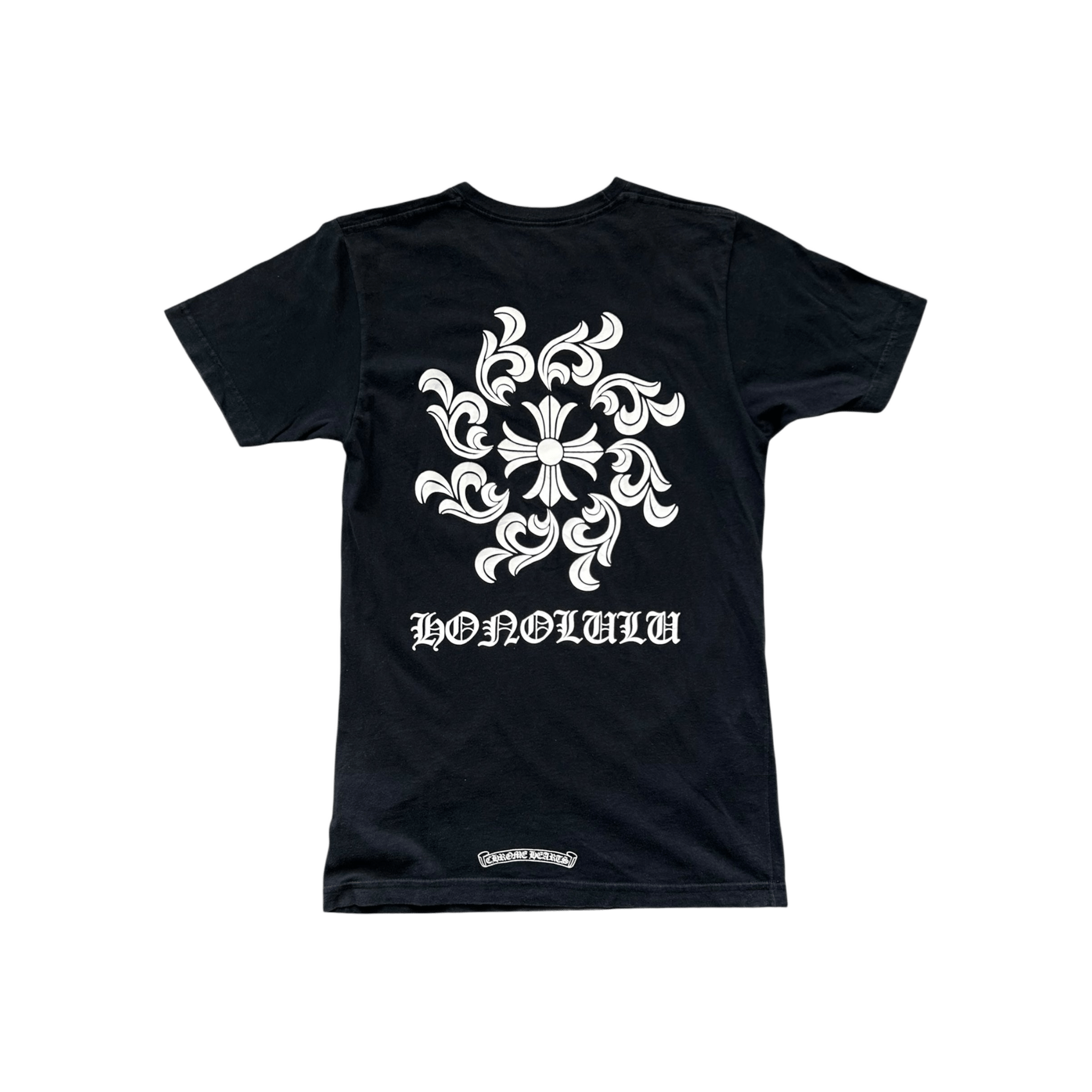 Chrome Hearts Honolulu Exclusive Cross Logo T-Shirt - Morely TrendsChrome Hearts Type here:)
