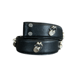 Chrome Hearts Black & Silver Rolling Stones Tongue Belt Strap - Morely TrendsChrome Hearts Type here:)