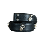 Chrome Hearts Black & Silver Rolling Stones Tongue Belt Strap - Morely TrendsChrome Hearts Type here:)