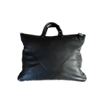 Chrome Hearts Black Plus Cross Patch Leather Tote Bag - Morely TrendsChrome Hearts Type here:)