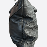 Chrome Hearts Black Plus Cross Patch Leather Tote Bag - Morely TrendsChrome Hearts Type here:)