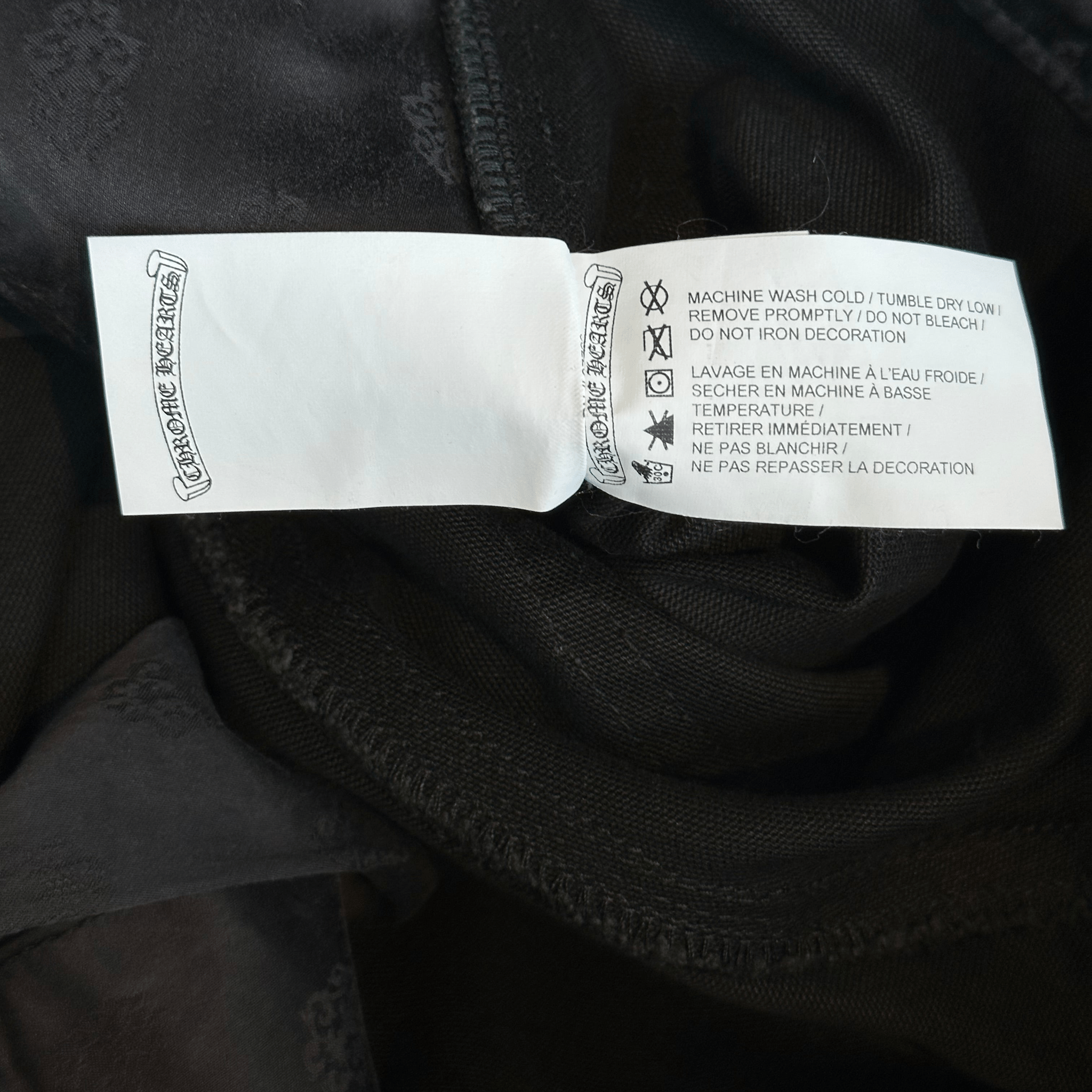 Chrome Hearts Black & Blue Cross Patch Carpenter Pants - Morely TrendsChrome Hearts Type here:)