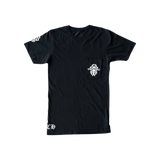 Chrome Hearts Black & White Vertical Dagger Logo T-Shirt - Morely TrendsChrome Hearts Type here:)