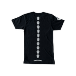 Chrome Hearts Black & White Vertical Dagger Logo T-Shirt - Morely TrendsChrome Hearts Type here:)