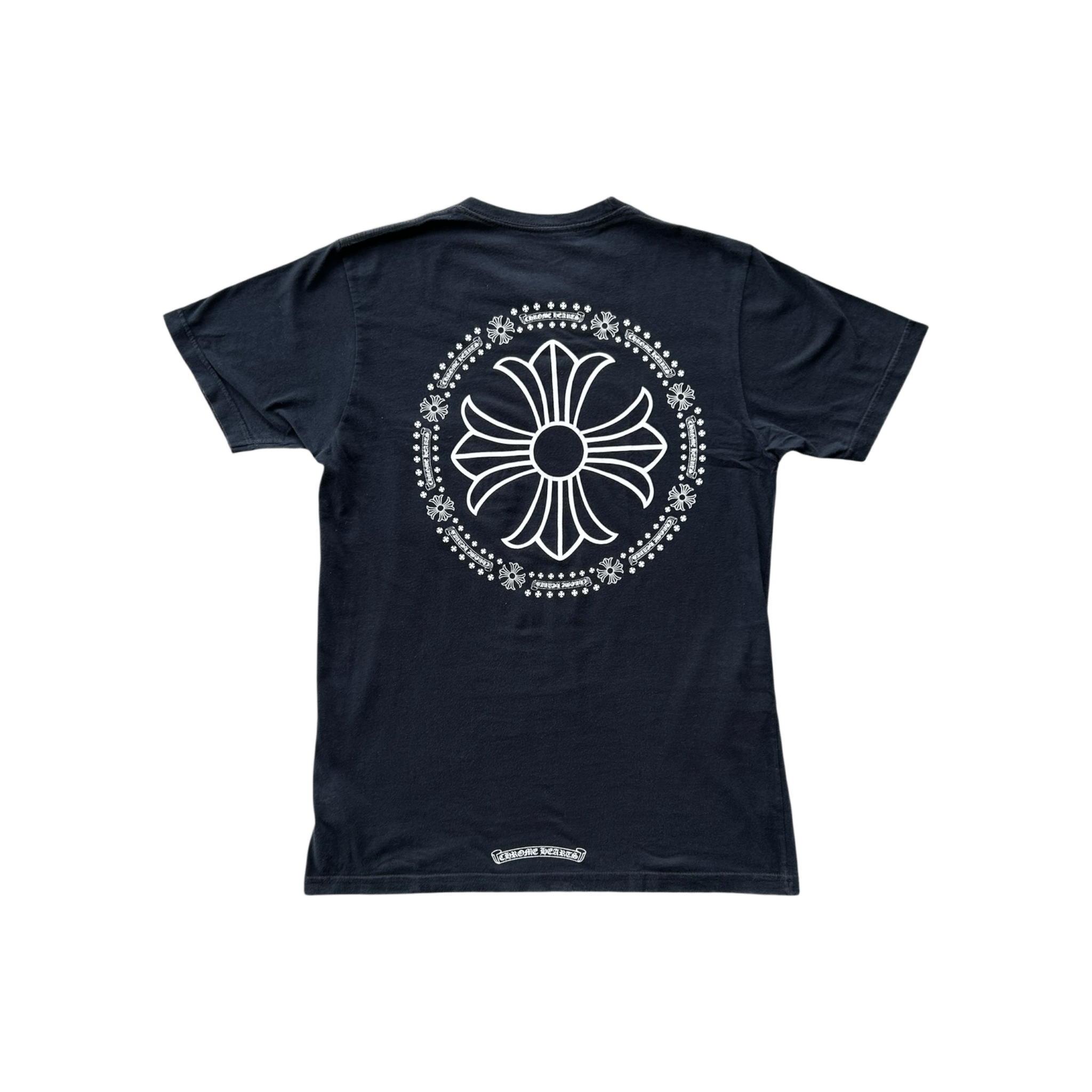 Chrome Hearts Black & White Cross Logo T-Shirt - Morely TrendsChrome Hearts Type here:)