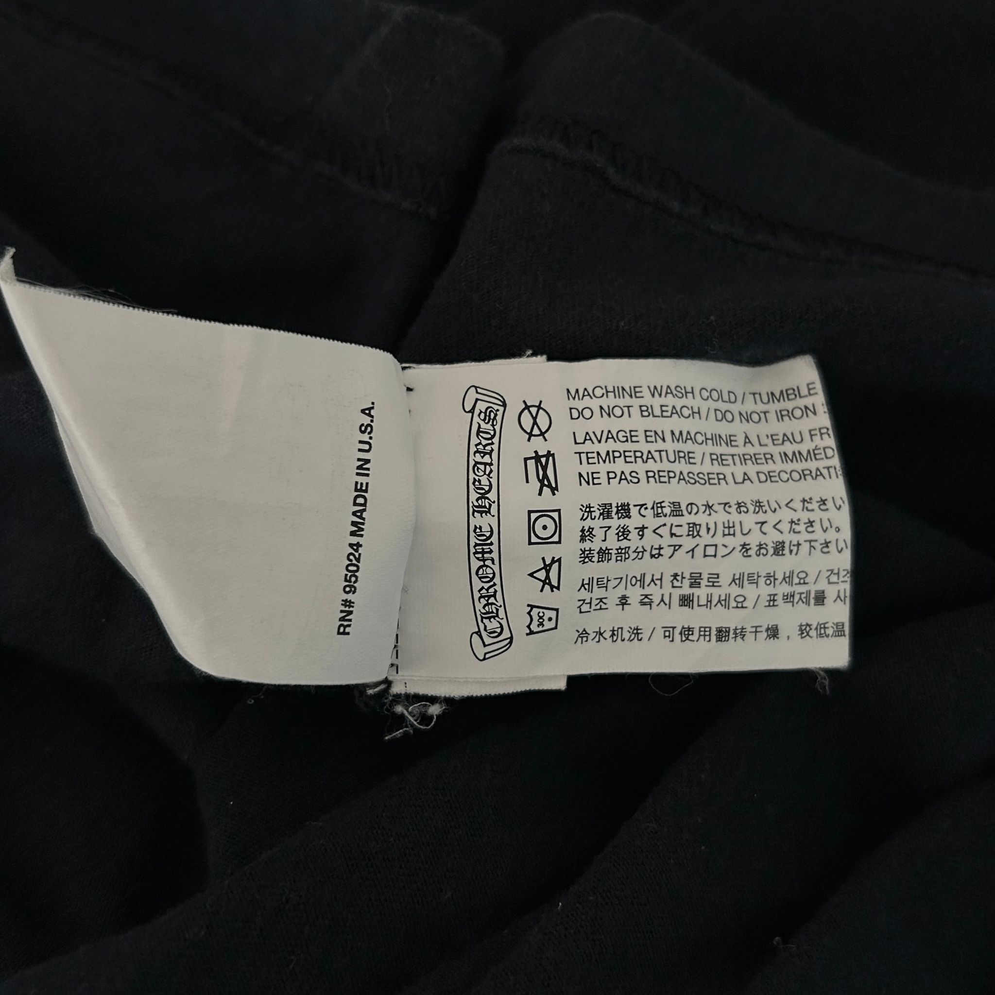 Chrome Hearts Black & White Cross Logo T-Shirt - Morely TrendsChrome Hearts Type here:)