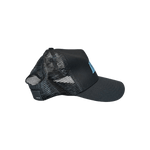 Amiri Black & Blue Core Logo Trucker Hat - Morely TrendsAmiri Type here:)