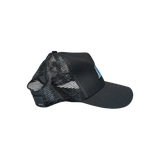 Amiri Black & Blue Core Logo Trucker Hat - Morely TrendsAmiri Type here:)