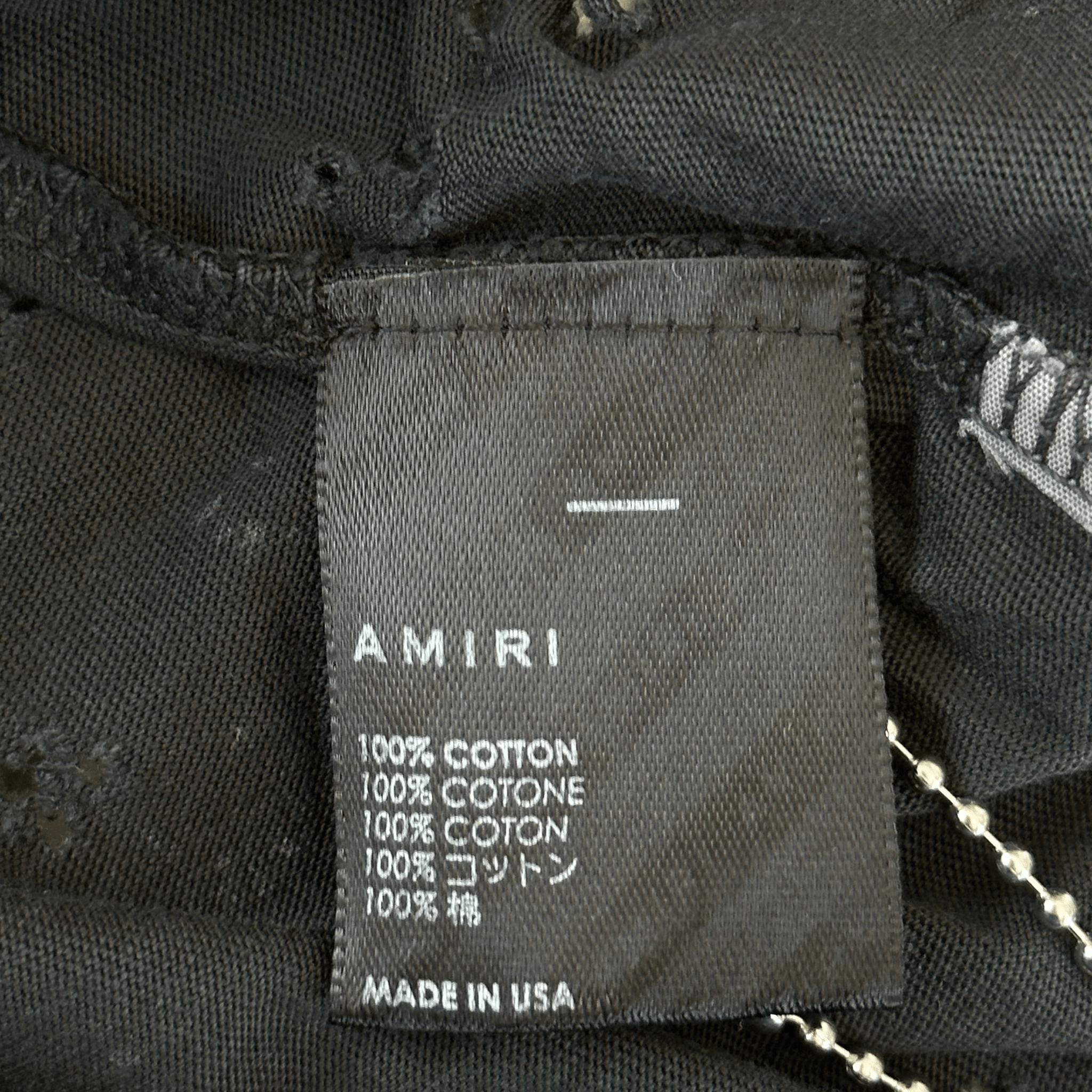 Amiri Black & White MA Logo Shotgun T-Shirt - Morely TrendsAmiri Type here:)