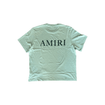 Amiri Light Blue & White MA Core Logo T-Shirt - Morely TrendsAmiri Type here:)