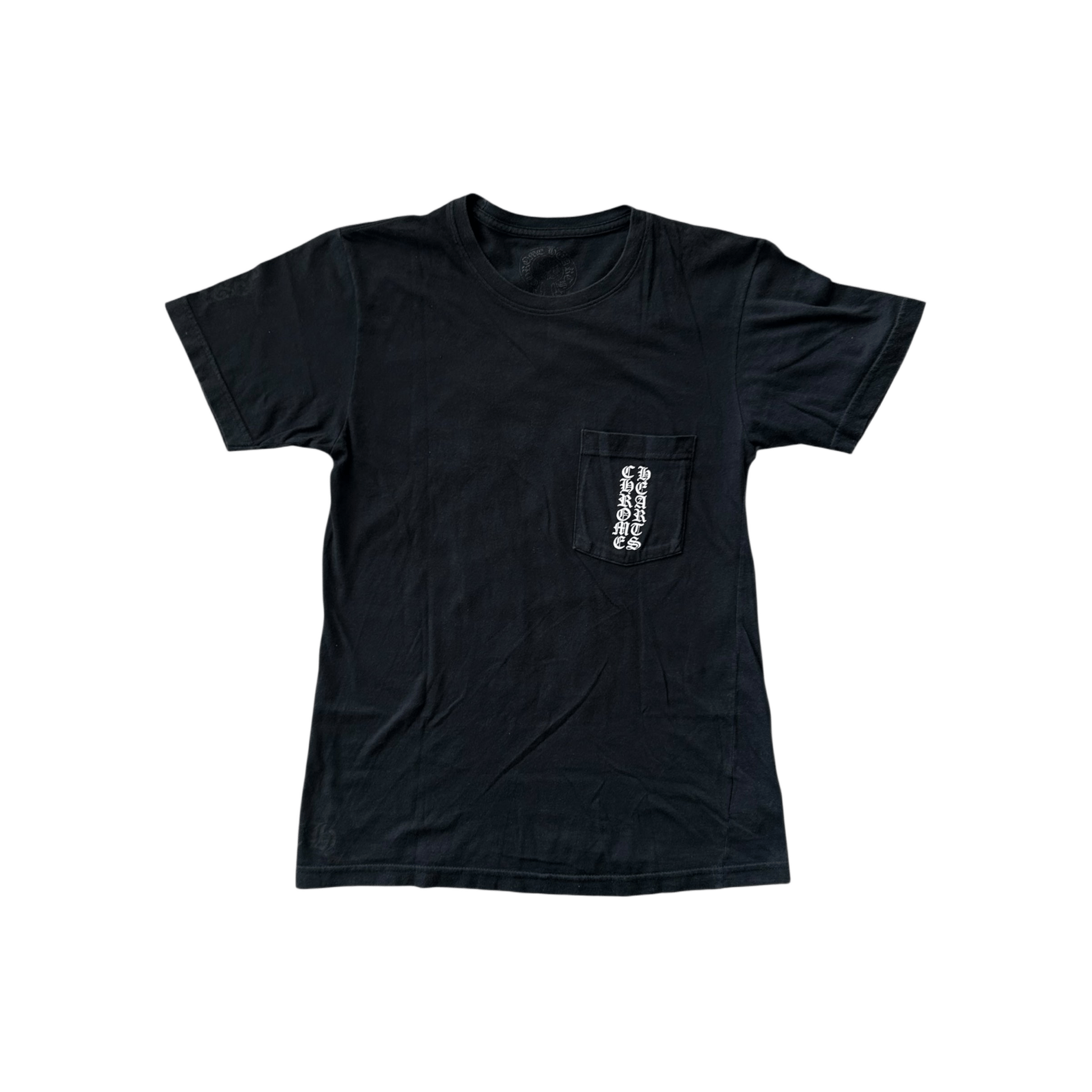 Chrome Hearts Black & White Cemetery Cross Logo T-Shirt - Morely TrendsChrome Hearts Type here:)