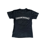 Chrome Hearts Black & White Cemetery Cross Logo T-Shirt - Morely TrendsChrome Hearts Type here:)