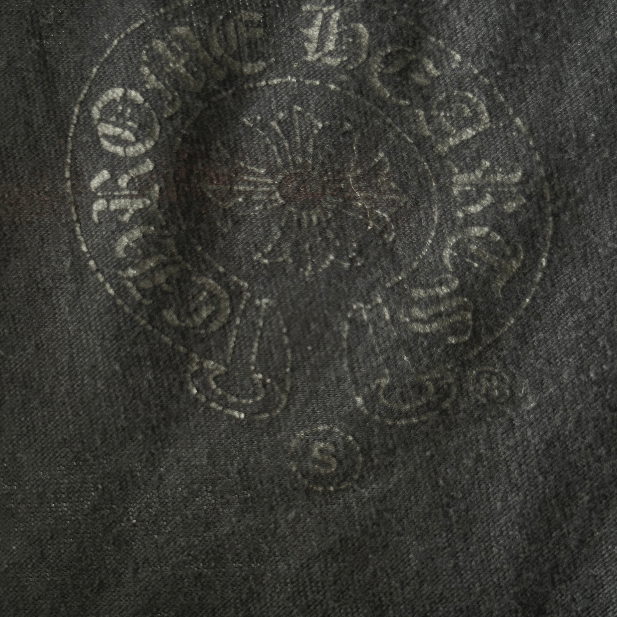 Chrome Hearts Black & White Cemetery Cross Logo T-Shirt - Morely TrendsChrome Hearts Type here:)