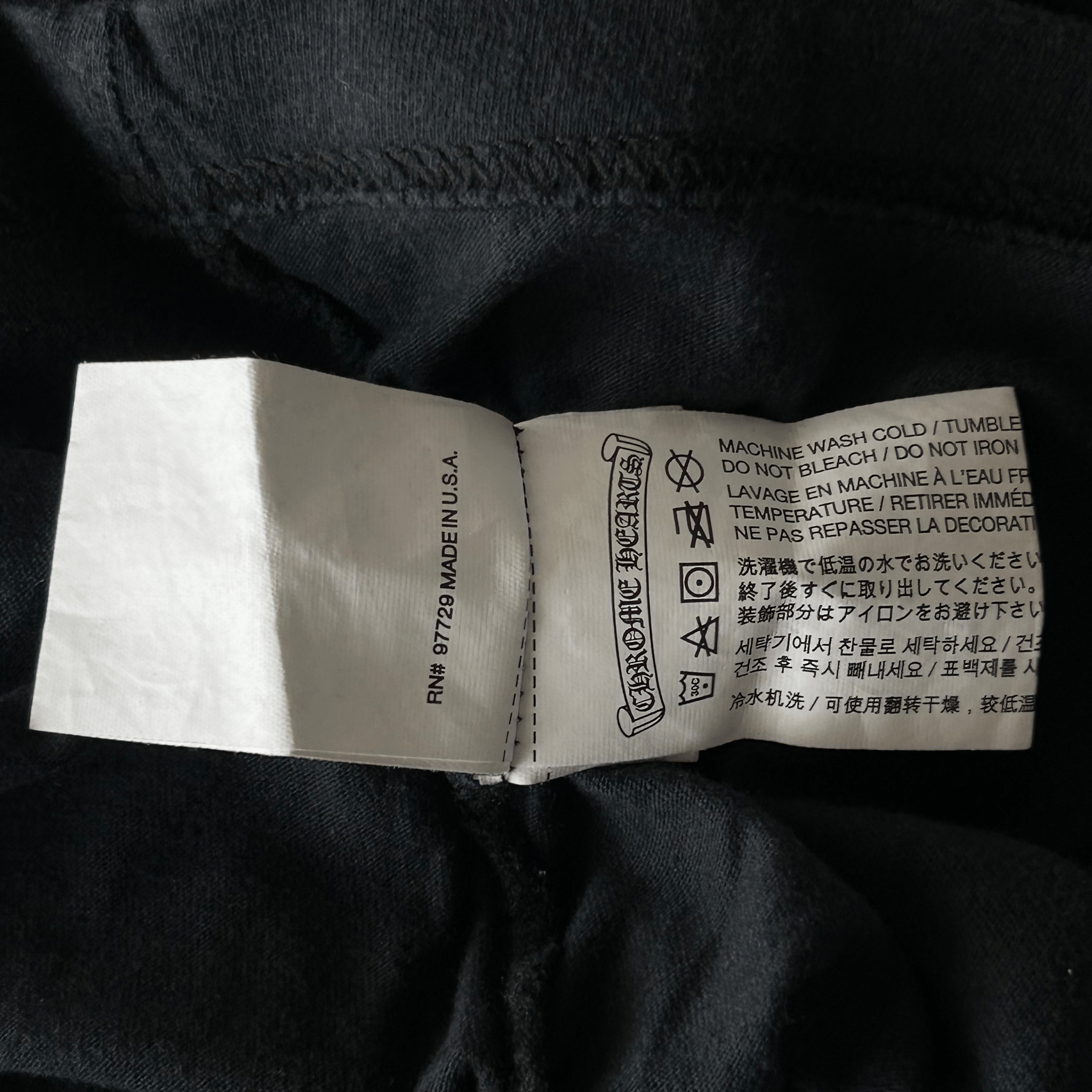 Chrome Hearts Black & White Cemetery Cross Logo T-Shirt - Morely TrendsChrome Hearts Type here:)