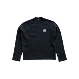 Chrome Hearts Black & White Dagger Logo Cashmere Sweater - Morely TrendsChrome Hearts Type here:)