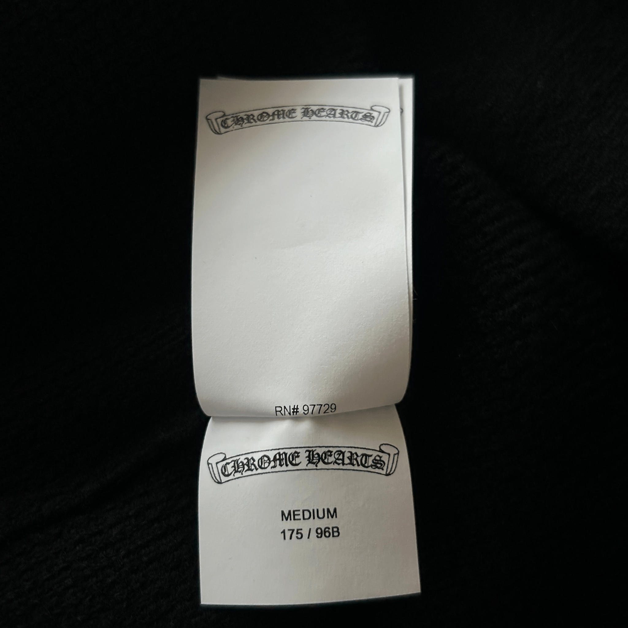 Chrome Hearts Black & White Dagger Logo Cashmere Sweater - Morely TrendsChrome Hearts Type here:)