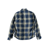 Chrome Hearts Blue & Yellow Plaid Cross Patch Flannel - Morely TrendsChrome Hearts Type here:)