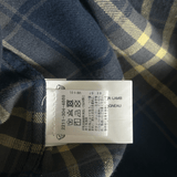 Chrome Hearts Blue & Yellow Plaid Cross Patch Flannel - Morely TrendsChrome Hearts Type here:)