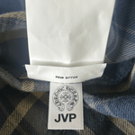 Chrome Hearts Blue & Yellow Plaid Cross Patch Flannel - Morely TrendsChrome Hearts Type here:)