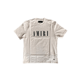 Amiri Cream & Black Core Logo T-Shirt - Morely TrendsAmiri Type here:)