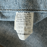 Chrome Hearts Levis Blue & Black Cross Patch Denim Jacket - Morely TrendsChrome Hearts Type here:)