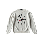 Louis Vuitton Beige Monogram Clock Wool Sweater - Morely TrendsLouis Vuitton Type here:)