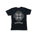 Chrome Hearts Black & White Jumbo Floral Cross T-Shirt - Morely TrendsChrome Hearts Type here:)
